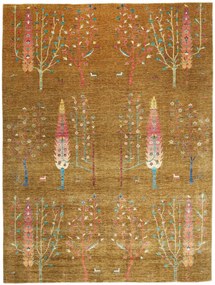 Samarkand Tappeto 250 x 330 Verde (Pakistan) Annodato A Mano