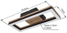 Brilagi - Plafoniera LED AXIS 12W 230V
