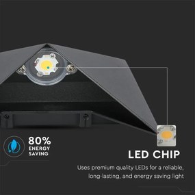 Applique a LED da esterno LED/5W/230V 4000K IP65 nero