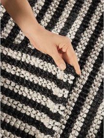 Tappeto in juta nero tessuto a mano 160x230 cm Harvest Ebony - Elle Decoration