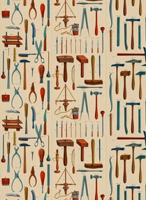 Mindthegap Tapete Old Tools - WP20599