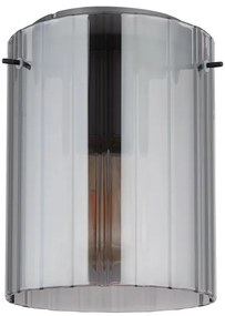 Globo 15904DS - Plafoniera TULIVAR 1xE27/40W/230V diametro 18 cm grigio