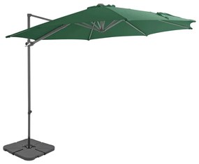 Ombrellone Da Giardino Con Base Portatile Antracite /