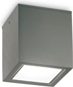 Ideal Lux - Faretto da esterno TECHO 1xGU10/20W/230V 15x15cm IP54 antracite