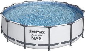 Bestway - piscina fuori terra steel pro max tonda ø 427 x 107 cm usato come nuovo