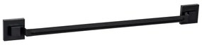 WENKO 71445800 - Barra porta asciugamani VACUUM-LOC QUADRO ED 60,5x6 cm nera