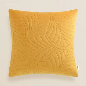 Federa decorativa in giallo senape  | Larghezza: 45 cm | Lunghezza: 45 cm