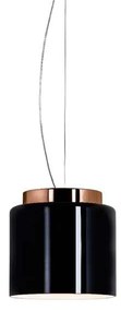 Prandina - Segesta S5 Lampada a Sospensione Glossy Black/Polished Copper Prandina