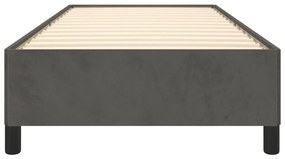Giroletto grigio scuro 90x190 cm in velluto
