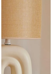 Nordlux - Lampada da tavolo HAZE 1xE27/40W/230V beige