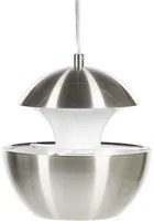 Lampada a Sospensione Argento Metallo Bianco Interno Design Moderno Sospensione Cucina Illuminazione