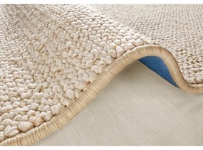 Runner in crema, 80 x 300 cm Wolly - BT Carpet