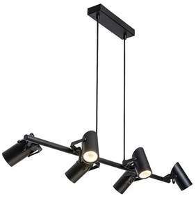 Rabalux 73045 - Lampadario a sospensione con filo MAXIMILIAN 6xGU10/25W/230V