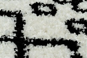 Tappeto PROMO BERBER SAFI N9040 bianco / nero Frange berbero marocchino shaggy