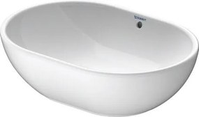 Lavabo 495x350 da appoggio Senza Foro con troppopieno 0335500000 Duravit