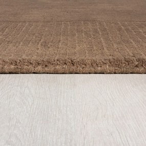 Tappeto in lana marrone 160x230 cm - Flair Rugs