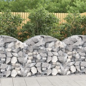 Cesto Gabbione Ad Arco 100x50x80/100 Cm Ferro Zincato /