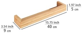 WENKO 24743100 - Supporto BAMBUSA 40x9 cm marrone
