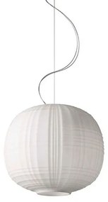 Tartan Lampada LED a Sospensione Dimmerabile Bianco - Foscarini