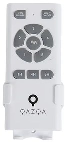 Ventilatore da soffitto nero 130 cm con LED dimmerabile e telecomando - Vifte