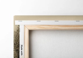 Quadro su tela – Montagne congelate in seppia