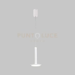 Tua, lampada a sospensione, bianco , led/9w 3000k 800lm , ø 15 h150...