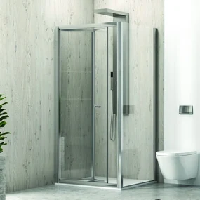 Kamalu - Box ad angolo 75x90 apertura a libro 75cm modello KM4000S