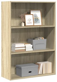 Libreria Rovere Sonoma 80x30x114 Cm İn Legno Multistrato /
