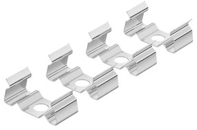 Clips di Fissaggio per Profilo da Incasso per striscia LED (conf. 4pz)