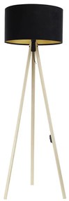 Lampada da terra STANDART 1xE27/60W/230V nero/beige