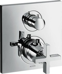 Set Esterno miscelatore Doccia Termostatico con deviarore senza parte Incasso Cromo Hansgrohe Citterio 39705000