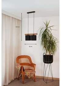 Brilagi - Lampadario a sospensione con filo FOREST 2xE27/15W/230V pino/nero