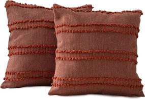 Federe decorative in set 2 pz 43x43 cm Tuffet – Mioli Decor