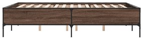 Giroletto rovere marrone 140x200cm in legno multistrato metallo