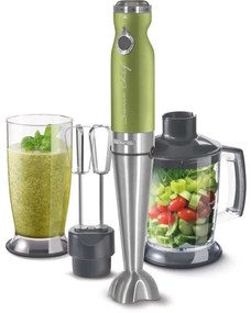 Sencor - Frullatore a immersione 4in1 1200W/230V inox/verde