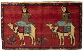 Gabbeh Tappeto persiano 100x60 (Iran) Annodato A Mano