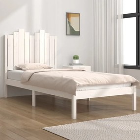 Giroletto İn Legno Massello Bianco 75x190 Cm Small Single /