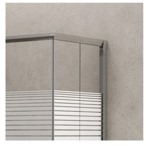 Kamalu - box doccia angolo 70x70 altezza 170cm vetro serigrafato k410