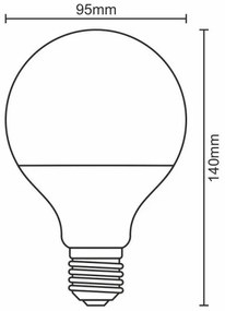 Lampadina LED E27/18W/165-265V 3000K