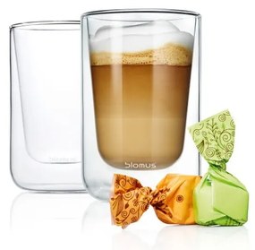 Set di bicchieri doppio strato 2 pz 250 ml Nero – Blomus