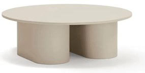 Tavolino da salotto color crema 110x111 cm Totem – Teulat