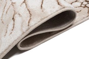 Tappeto moderno semplice beige con motivo marrone Larghezza: 160 cm | Lunghezza: 230 cm