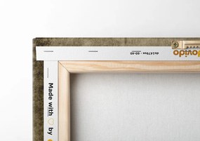 Quadro su tela – Rose nel vaso in versione seppia