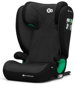 KINDERKRAFT - Seggiolino auto JUNIOR FIX 2 (100-150 cm) Graphite nero