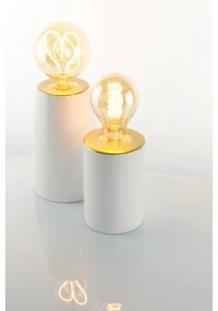 WEISSESTAL Lampada Minimal Gold White h 15 cm