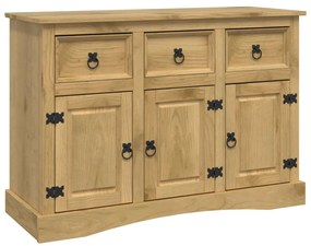 Credenza corona 115x43x79,5 cm legno massello di pino messicano