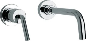 Rubinetto per lavabo Verbano cromato laminare cristallino