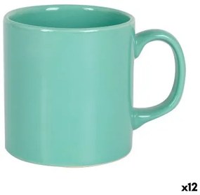 Tazza Verde 300 ml Ceramica (12 Unità)