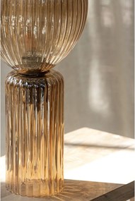 Lampada da tavolo color ambra con paralume in vetro (altezza totale 40 cm) Toulipa – Markslöjd