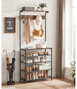 Appendiabiti a piantana NAVOR marrone/nero